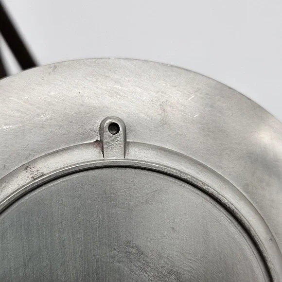 Vtg German Pewter (94% Zinc) Plate Adolf Griebjaber Depucting The Poor Poet - Picture 9 of 11